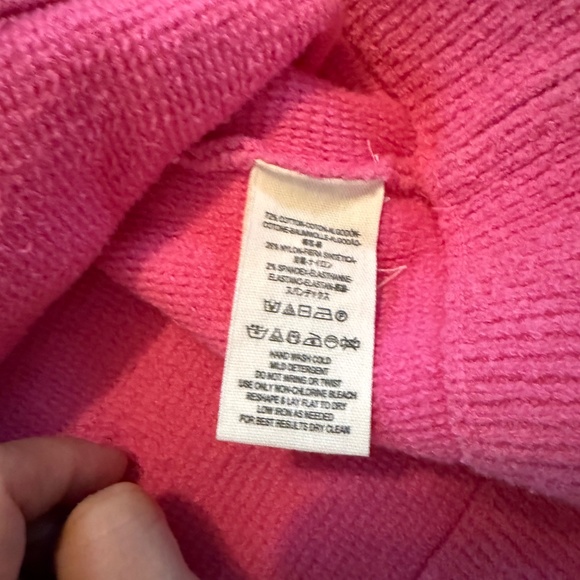 Free People Ottoman Slouchy Tunic Sweater Pink XS - Picture 3 of 6